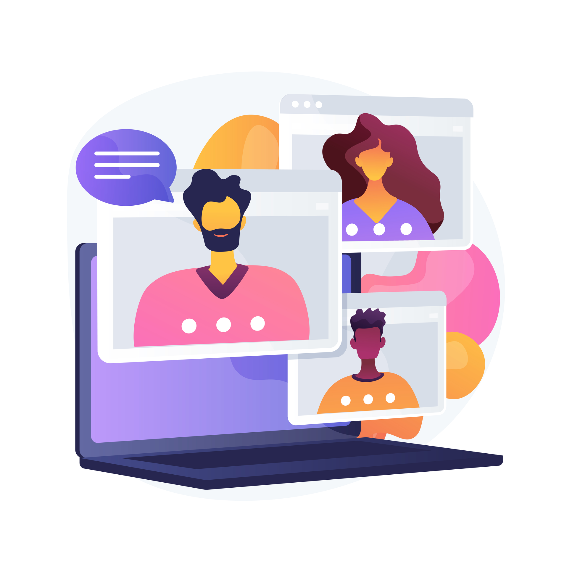 meeting abstract vector
